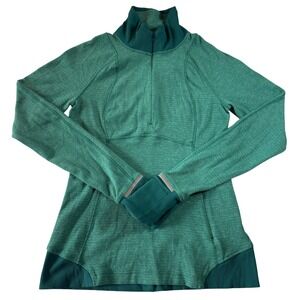 Lululemon Hunter Green/Forage Teal Runderful 1/2 Zip Women's Size Small